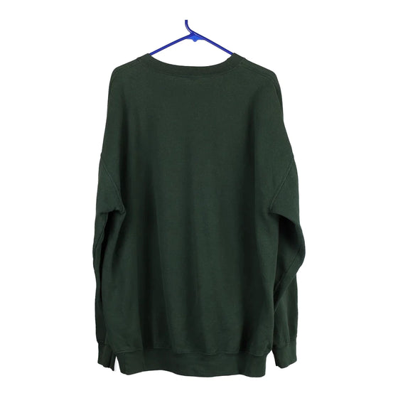 Vintage green Gildan Sweatshirt - mens x-large