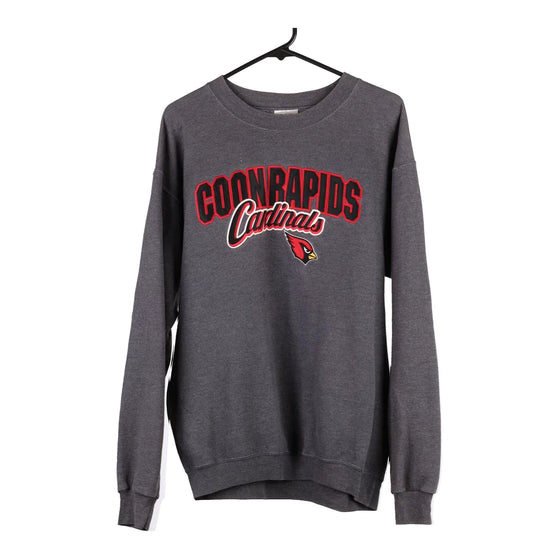 Vintage grey Coonrapids Cardinals Port & Company Sweatshirt - mens medium