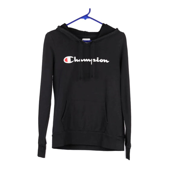 Vintage black Champion Hoodie - womens small