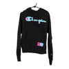 Vintage black Champion Hoodie - womens medium