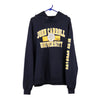 Vintage navy Champion Hoodie - mens x-large