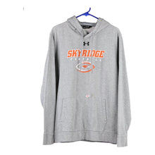  Vintage grey Skyridge Football Under Armour Hoodie - mens x-large