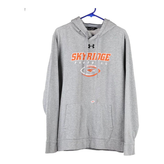 Vintage grey Skyridge Football Under Armour Hoodie - mens x-large