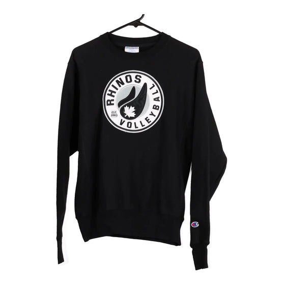 Vintage black Rhinos Volleyball Champion Sweatshirt - mens small