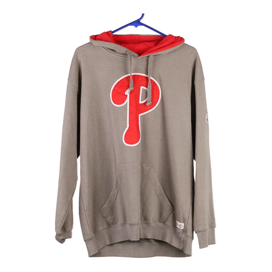 Vintage grey Philadelphia Phillies Stitches Hoodie - mens large