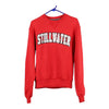 Vintage red Stillwater Champion Sweatshirt - mens small