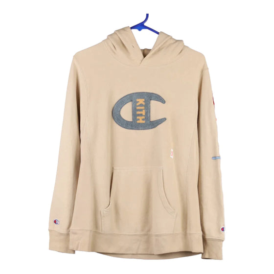 Vintage beige Champion Hoodie - womens medium