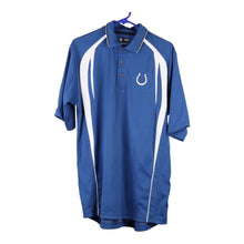  Vintage blue Indianapolis Colts Nfl Polo Shirt - mens medium