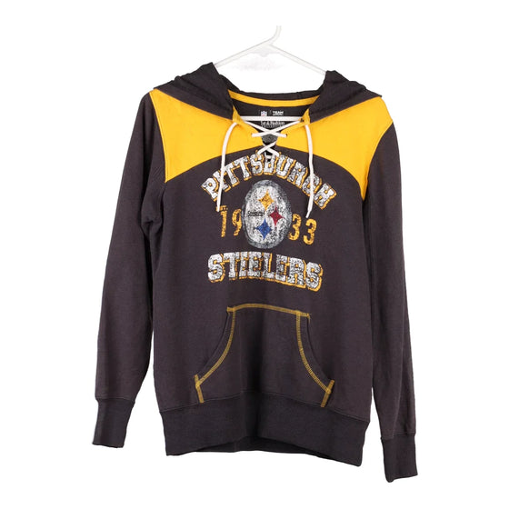 Vintage black Pittsburgh Steelers Nfl Hoodie - womens medium