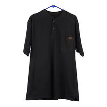  Vintage black Riggs Workwear Polo Shirt - mens medium