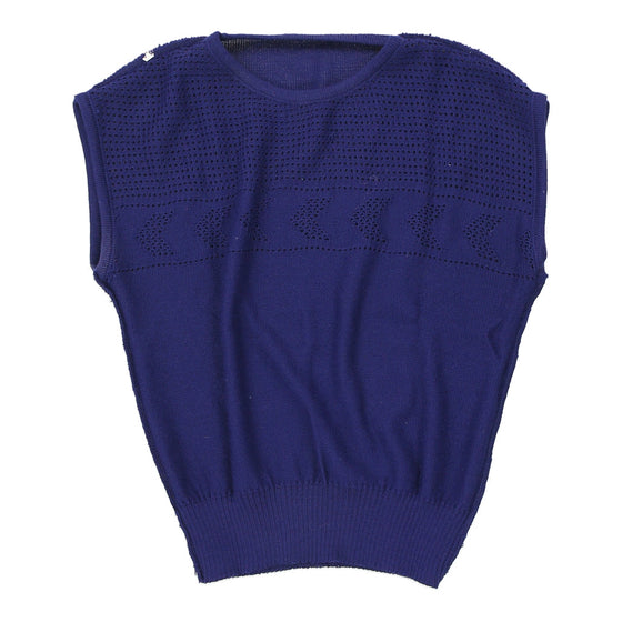 Vintage blue Unbranded Sweater Vest - womens medium