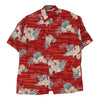 Vintage red Ubc Hawaiian Shirt - mens medium