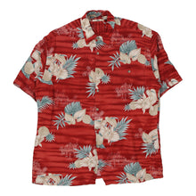  Vintage red Ubc Hawaiian Shirt - mens medium