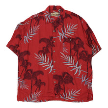  Vintage red Caribbean Blues Hawaiian Shirt - mens x-large