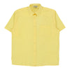 Tikida Short Sleeve Shirt - Large Yellow Polyester Blend short sleeve shirt Tikida   