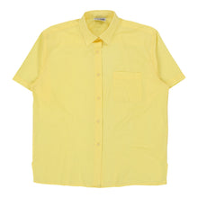  Tikida Short Sleeve Shirt - Large Yellow Polyester Blend short sleeve shirt Tikida   