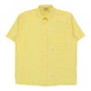 Tikida Short Sleeve Shirt - Large Yellow Polyester Blend short sleeve shirt Tikida   