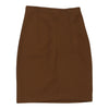 Vintage brown Line Exclusive Mini Skirt - womens 22" waist