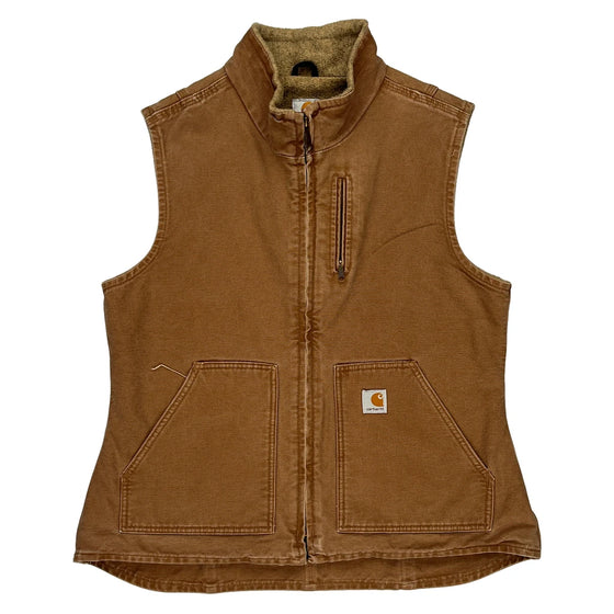 Carhartt Gilet - Large Brown Cotton