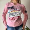 Vintage pink Max-W Long Sleeve Top - womens medium