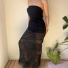 Vintage black Intimissimi Strapless Dress - womens small