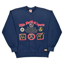  Wide World Of Sports Nutmeg Graphic Sweatshirt - Large Blue Cotton