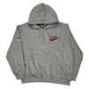 Nike Hoodie - XL Grey Cotton Blend