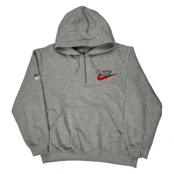 Nike Hoodie - XL Grey Cotton Blend