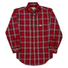 Carhartt Checked Shirt - Medium Red Cotton