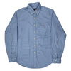 Ralph Lauren Checked Shirt - Large Blue Cotton