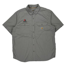  Foothills Contracting Carhartt Short Sleeve Shirt - XL Grey Polyester