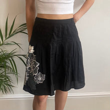  Vintage black Jbc Midi Skirt - womens 28" waist