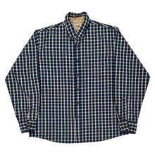  Lee Checked Shirt - Large Blue Cotton