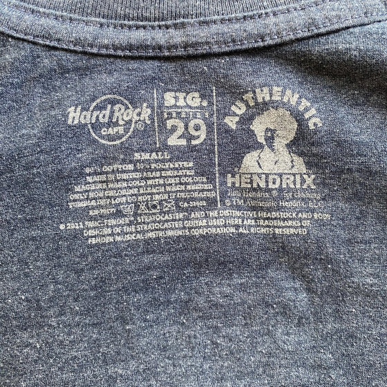 Vintage blue Jimi Hendrix, Paris Hard Rock Cafe T-Shirt - womens small