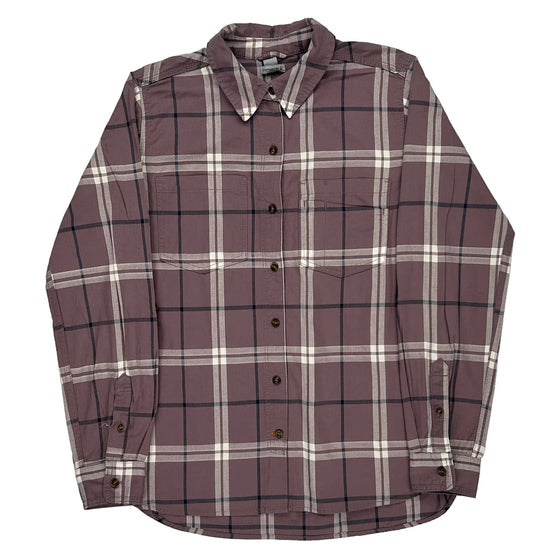 Carhartt Checked Shirt - Small Brown Cotton