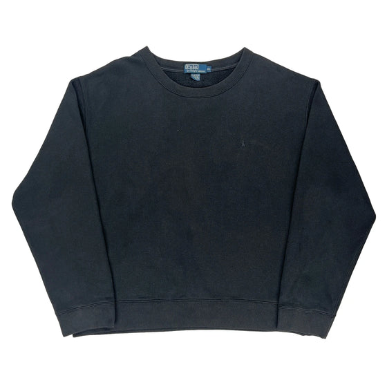 Ralph Lauren Sweatshirt - XL Black Cotton Blend