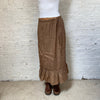 Vintage brown Brian Dales Midi Skirt - womens small