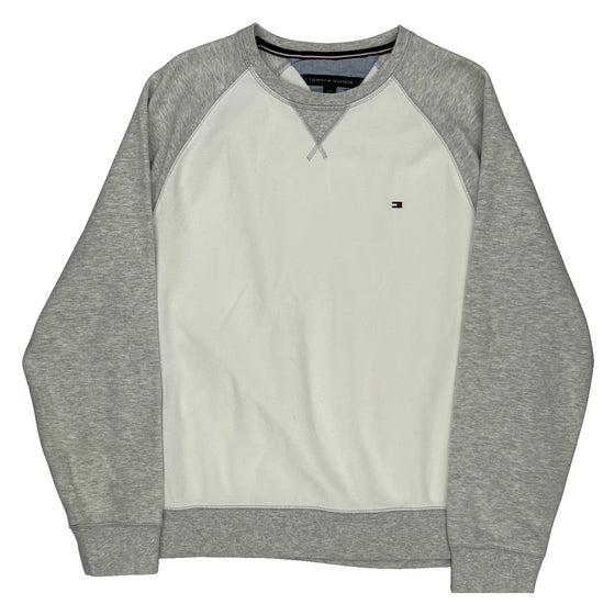 Tommy Hilfiger Sweatshirt - Large Grey Cotton Blend