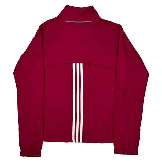 Adidas Windbreaker - Small Red Polyester