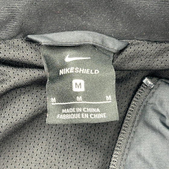 Nike Waterproof Waterproof Jacket - Medium Black Polyester