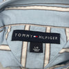 Tommy Hilfiger Striped Shirt - Large Blue Cotton