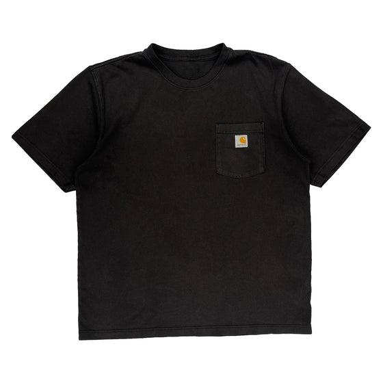 Workwear Carhartt Graphic T-Shirt - Large Black Cotton