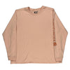 Carhartt Graphic Long Sleeve T-Shirt - XL Pink Cotton