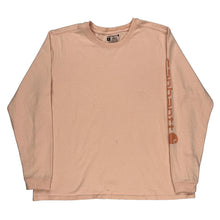  Carhartt Graphic Long Sleeve T-Shirt - XL Pink Cotton