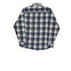 Wrangler Checked Shirt - Medium Navy Cotton