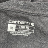 Carhartt Long Sleeve T-Shirt - XL Grey Cotton