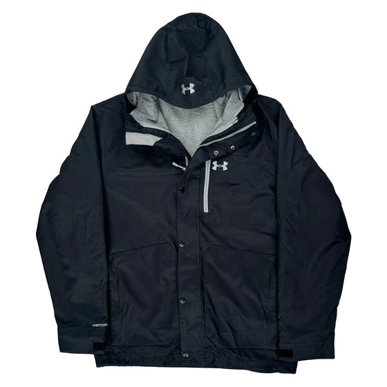 Waterproof Under Armour Waterproof Jacket - Large Black Polyester