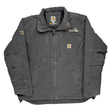  Klondex Mines Ltd Carhartt Jacket - XL Grey Cotton Blend