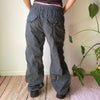 Vintage grey D Parachute Trousers - womens 33" waist