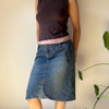 Vintage blue Bay Denim Skirt - womens 32" waist